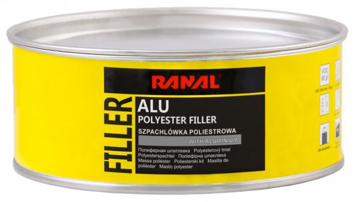 ALU - Tmel s hliníkovým práškem 0,5kg + tužidlo